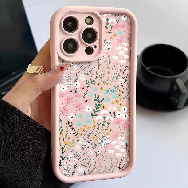 Pink High-bamboo Floral Patter - Phone Cases Pink บทวิจารณ์และราคา