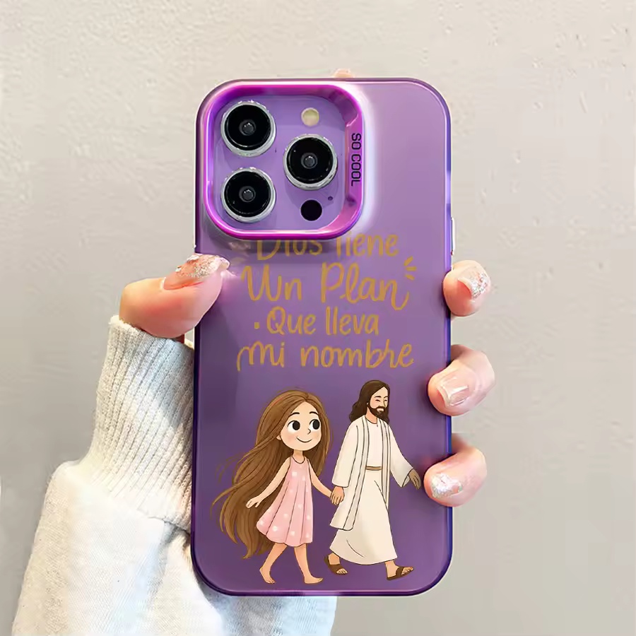 Cute Girl Walking With God Mat - Phone Cases Xr Cute บทวิจารณ์และราคา