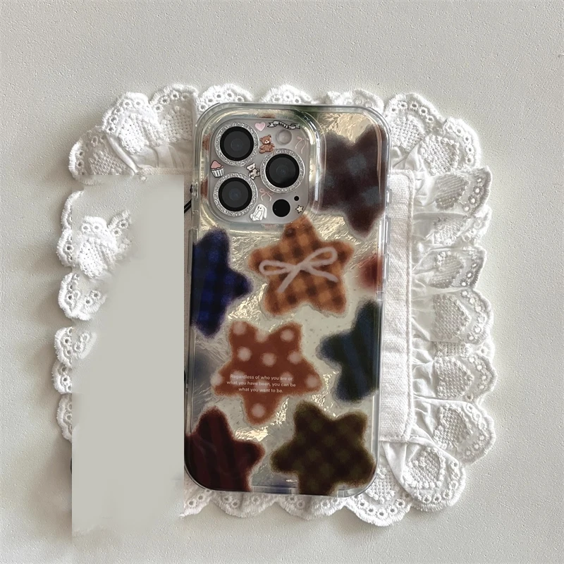Korean Winter Cute Brown Check - Phone Cases Xr Cute บทวิจารณ์และราคา