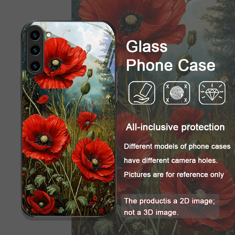Retro Poppy Flower Bloom Hot R - Phone Cases Galaxy S25 บทวิจารณ์และราคา