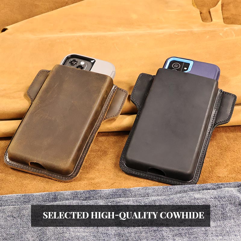1PCTop Layer Cowhide Men's Mob - Phone Cases Men บทวิจารณ์และราคา