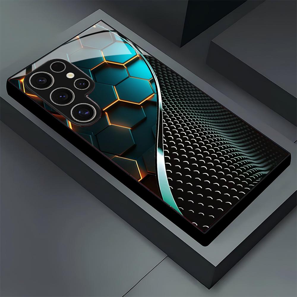 Creative Honeycomb Wood Patter - Phone Cases Galaxy S25 บทวิจารณ์และราคา