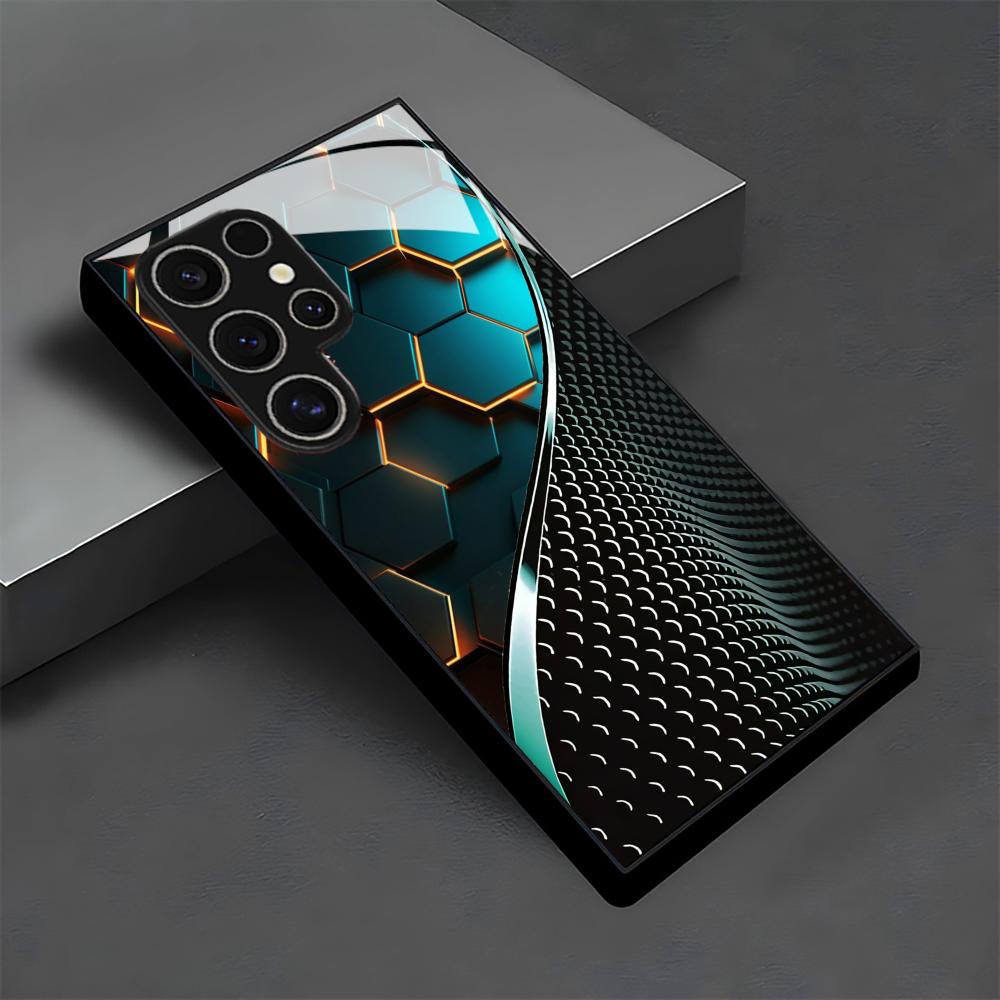 Creative Honeycomb Wood Patter - Phone Cases Galaxy S25 บทวิจารณ์และราคา