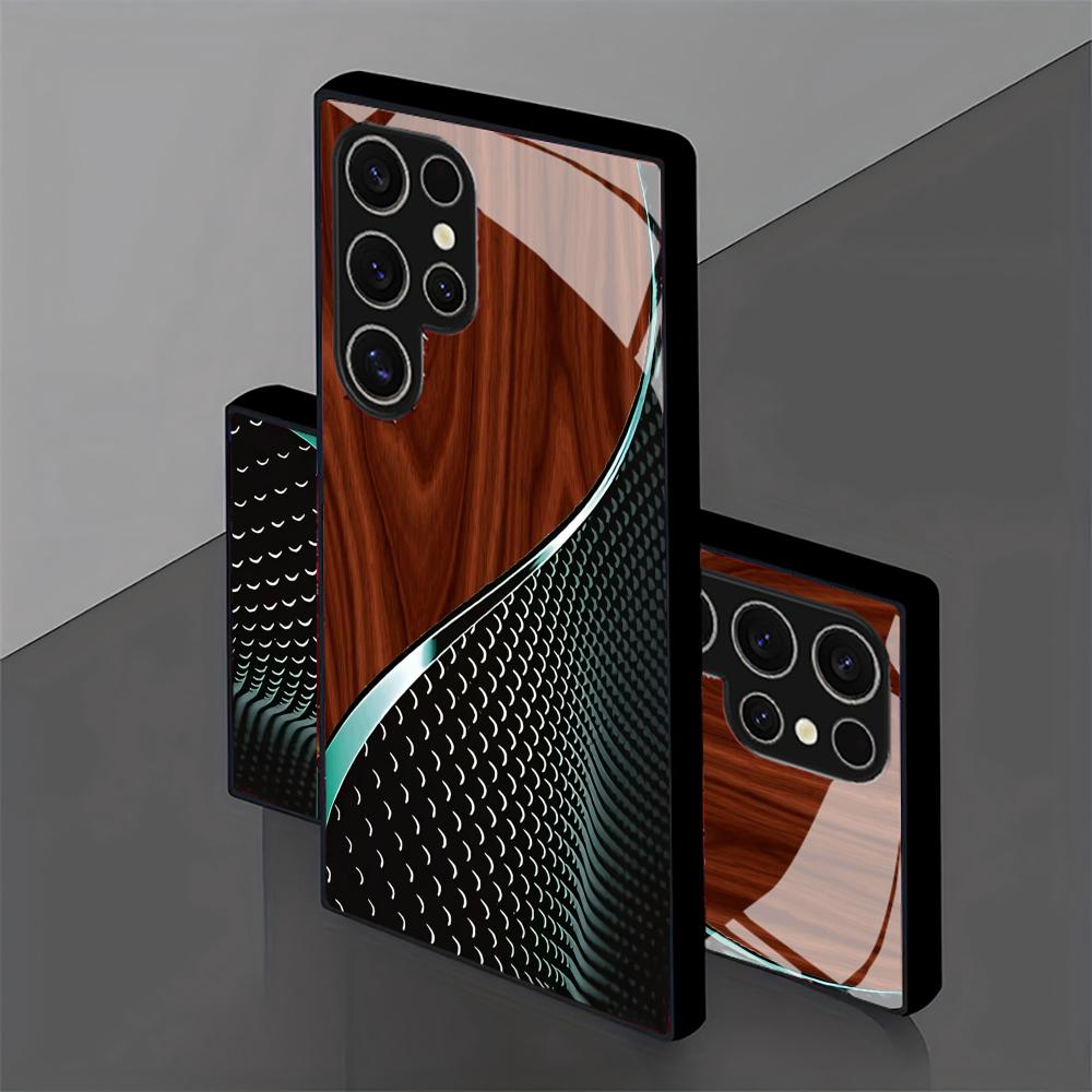 Creative Honeycomb Wood Patter - Phone Cases Galaxy S25 บทวิจารณ์และราคา