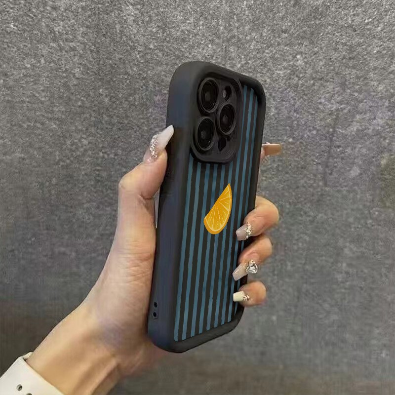 Striped Lemon Slice Pattern Ph - Phone Cases Like Loopy บทวิจารณ์และราคา