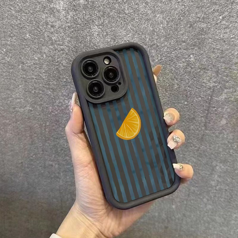 Striped Lemon Slice Pattern Ph - Phone Cases Like Loopy บทวิจารณ์และราคา