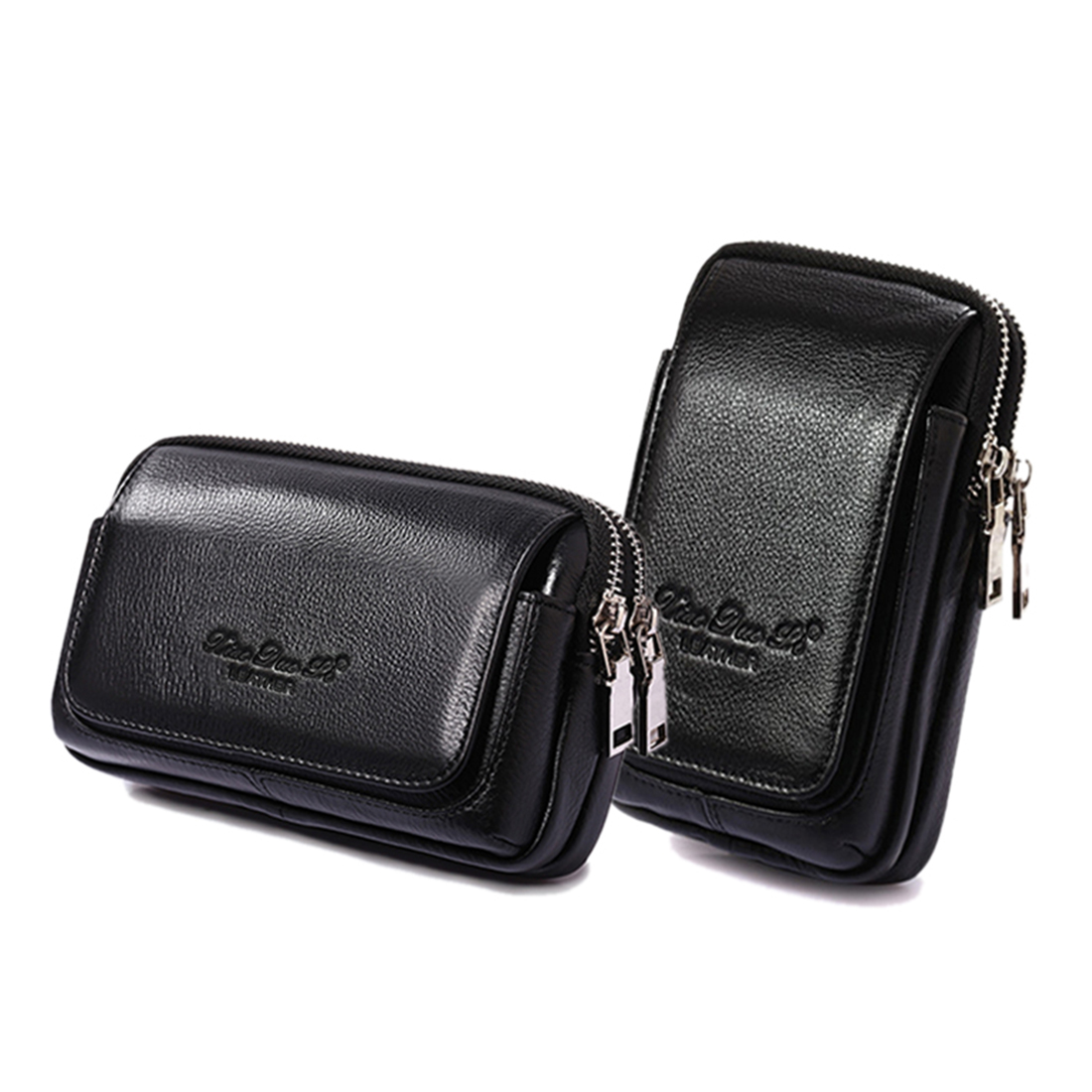 Men Genuine Leather Waist Fann - Phone Cases Blunt บทวิจารณ์และราคา