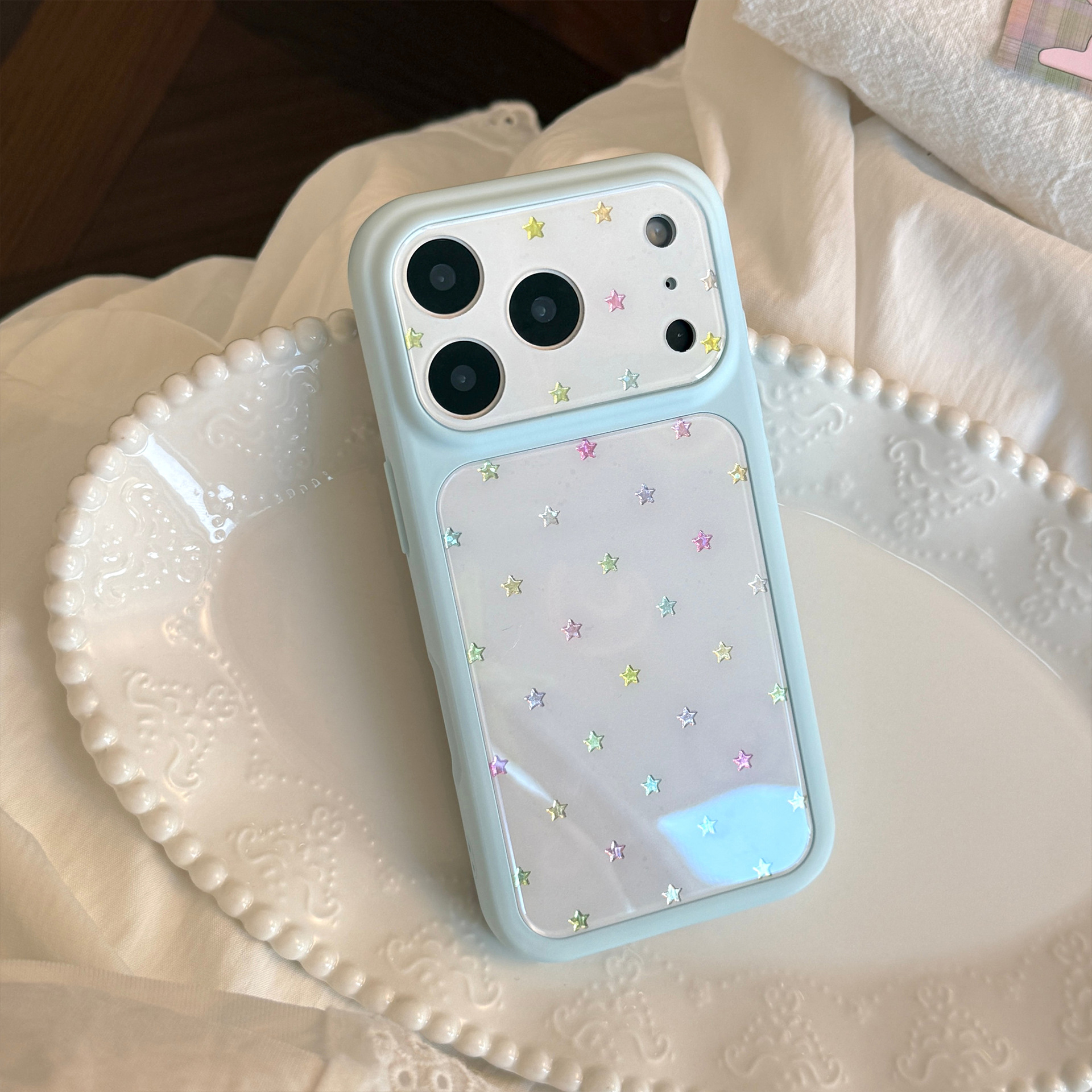 Korean Full Screen Gilding Col - Phone Cases For Iphone 13 บทวิจารณ์และราคา