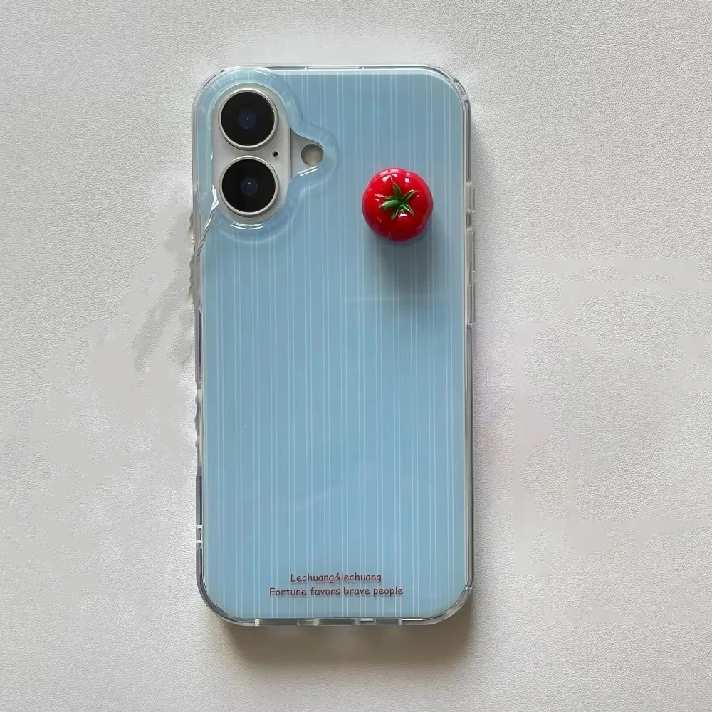 Cute Blue Stripe Funny Stereos - Phone Cases Blue บทวิจารณ์และราคา