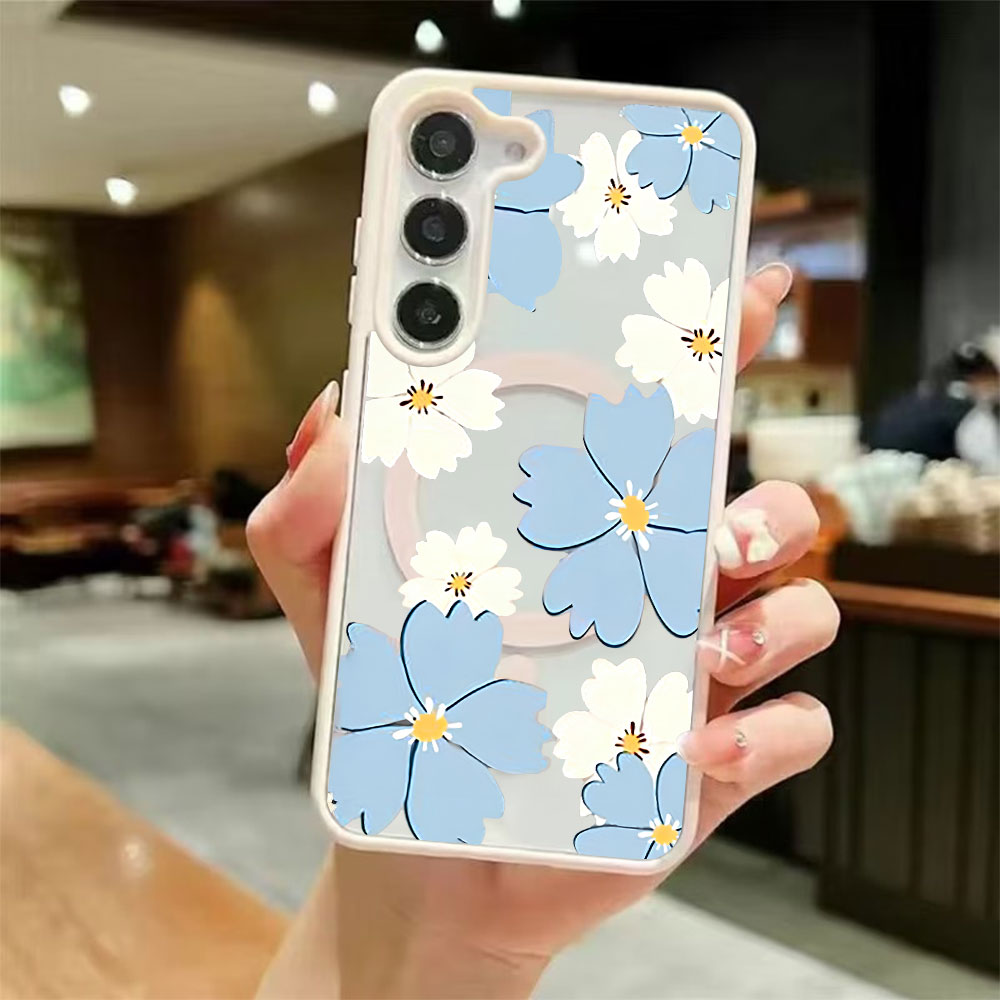 Attractive Beautiful Floral Pa - Phone Cases Magnetic บทวิจารณ์และราคา