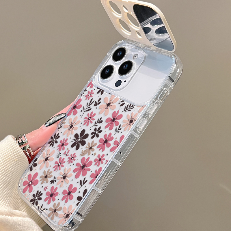 Cottagecore Pastel Pink Brown  - Phone Cases Pink บทวิจารณ์และราคา