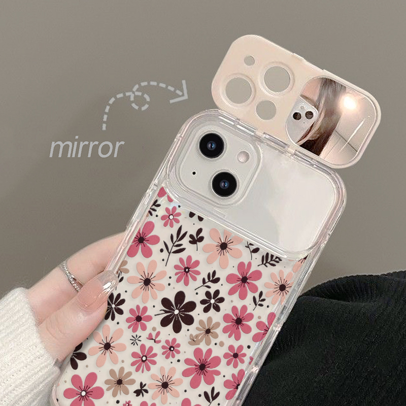 Cottagecore Pastel Pink Brown  - Phone Cases Pink บทวิจารณ์และราคา