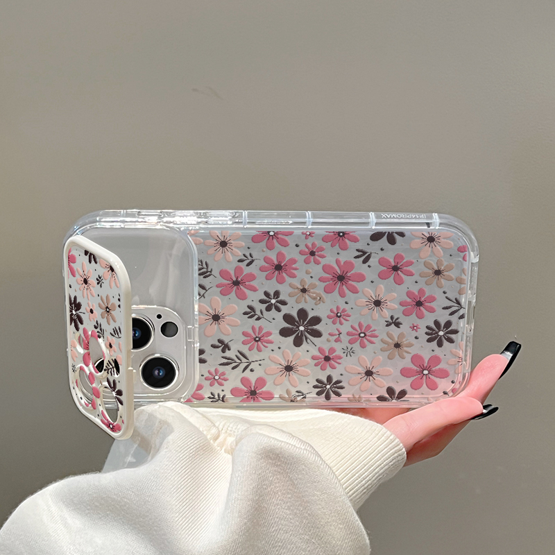 Cottagecore Pastel Pink Brown  - Phone Cases Pink บทวิจารณ์และราคา