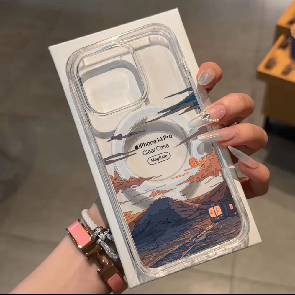 Sunset Pattern Fashion Phone C - Phone Cases Trendy บทวิจารณ์และราคา