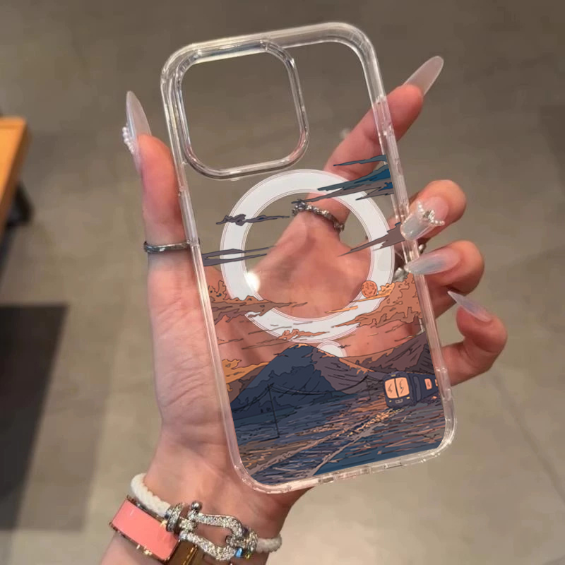 Sunset Pattern Fashion Phone C - Phone Cases Trendy บทวิจารณ์และราคา