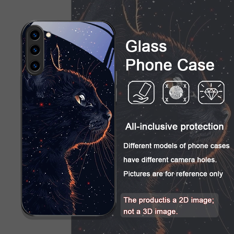 Black Personality Cool Cat Tem - Phone Cases Cool บทวิจารณ์และราคา