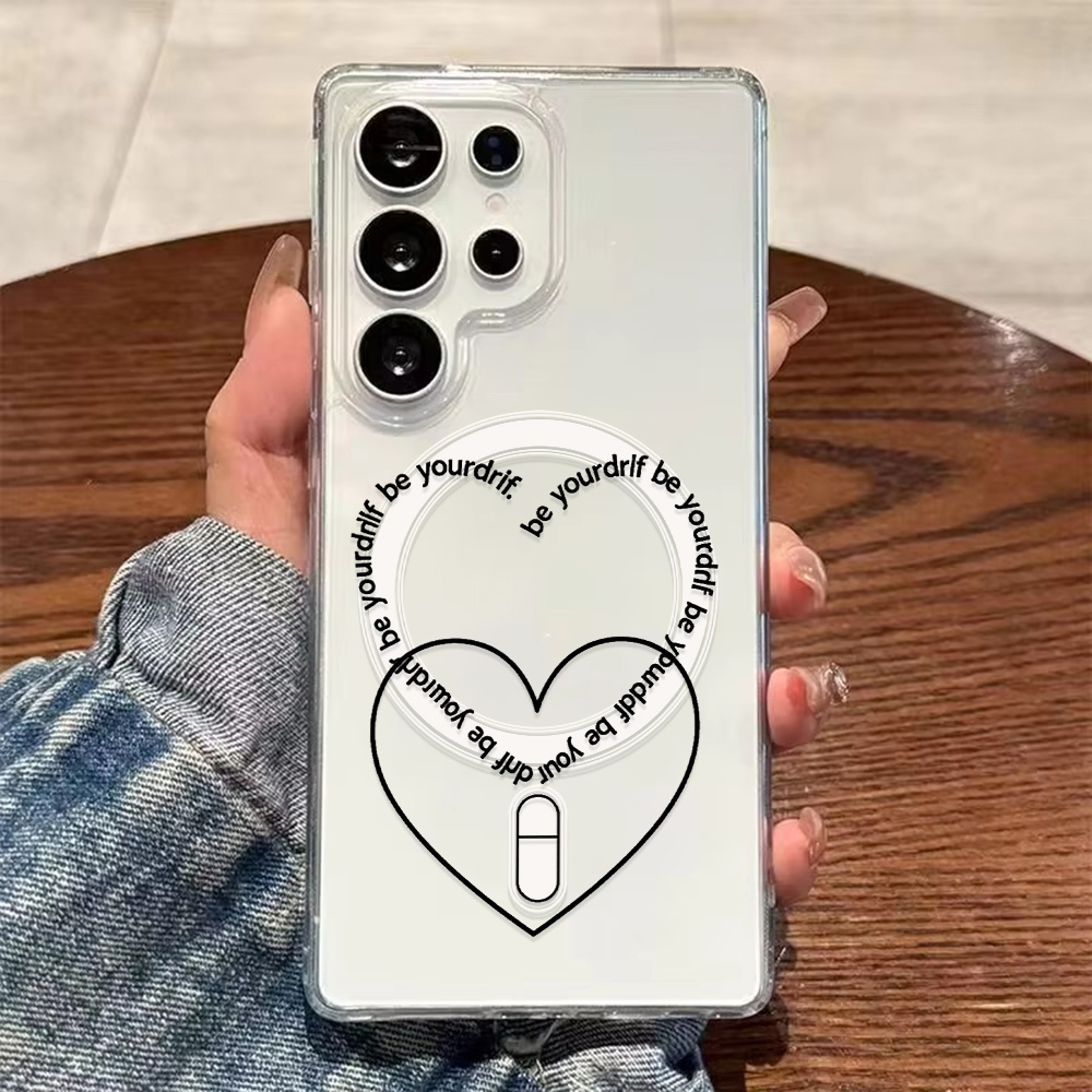 For Magsafe Love Heart Phone C - Phone Cases Magnetic บทวิจารณ์และราคา