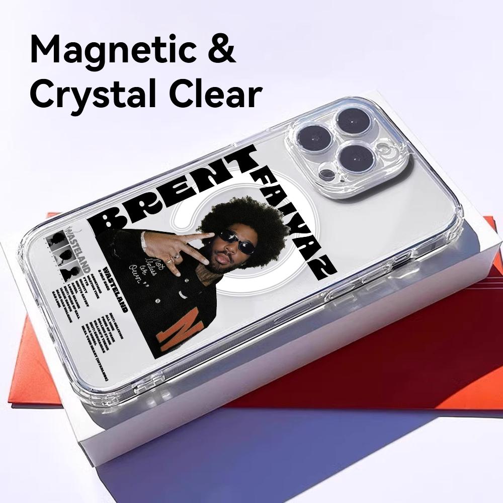 B-Brent Faiyaz Rapper Phone Ca - Phone Cases Magnetic บทวิจารณ์และราคา