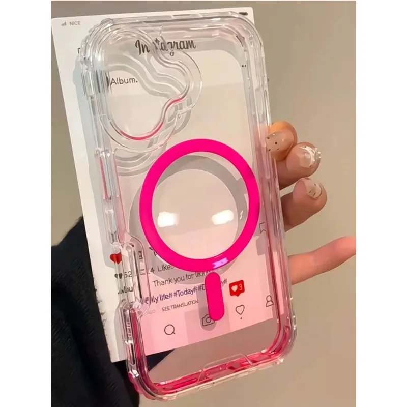 Hottest 3IN1 Gradient Clear fo - Gradient Color Case บทวิจารณ์และราคา