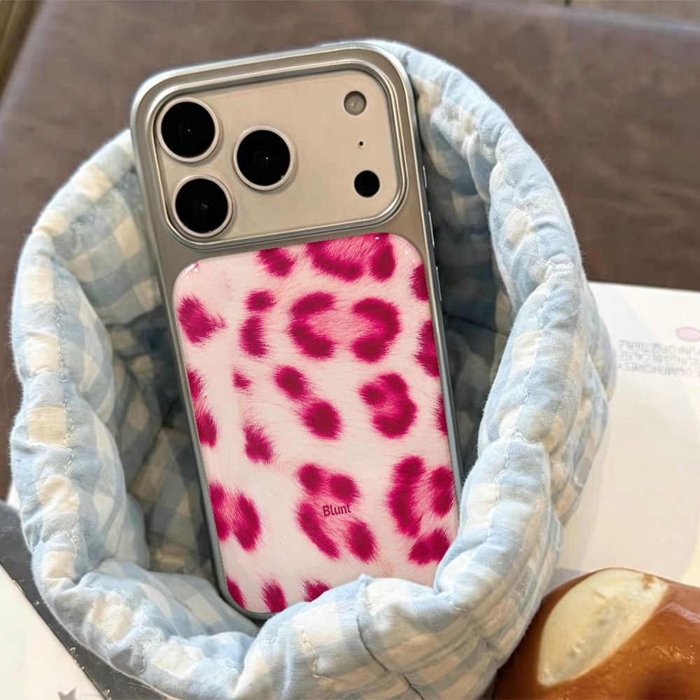 Luxury Blunt Pink Leopard Art  - Phone Cases Blunt บทวิจารณ์และราคา