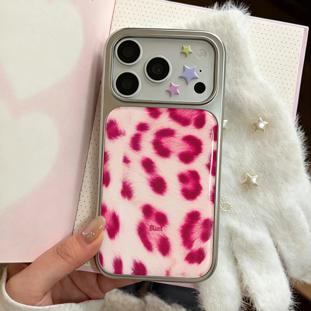 Luxury Blunt Pink Leopard Art  - Phone Cases Blunt บทวิจารณ์และราคา