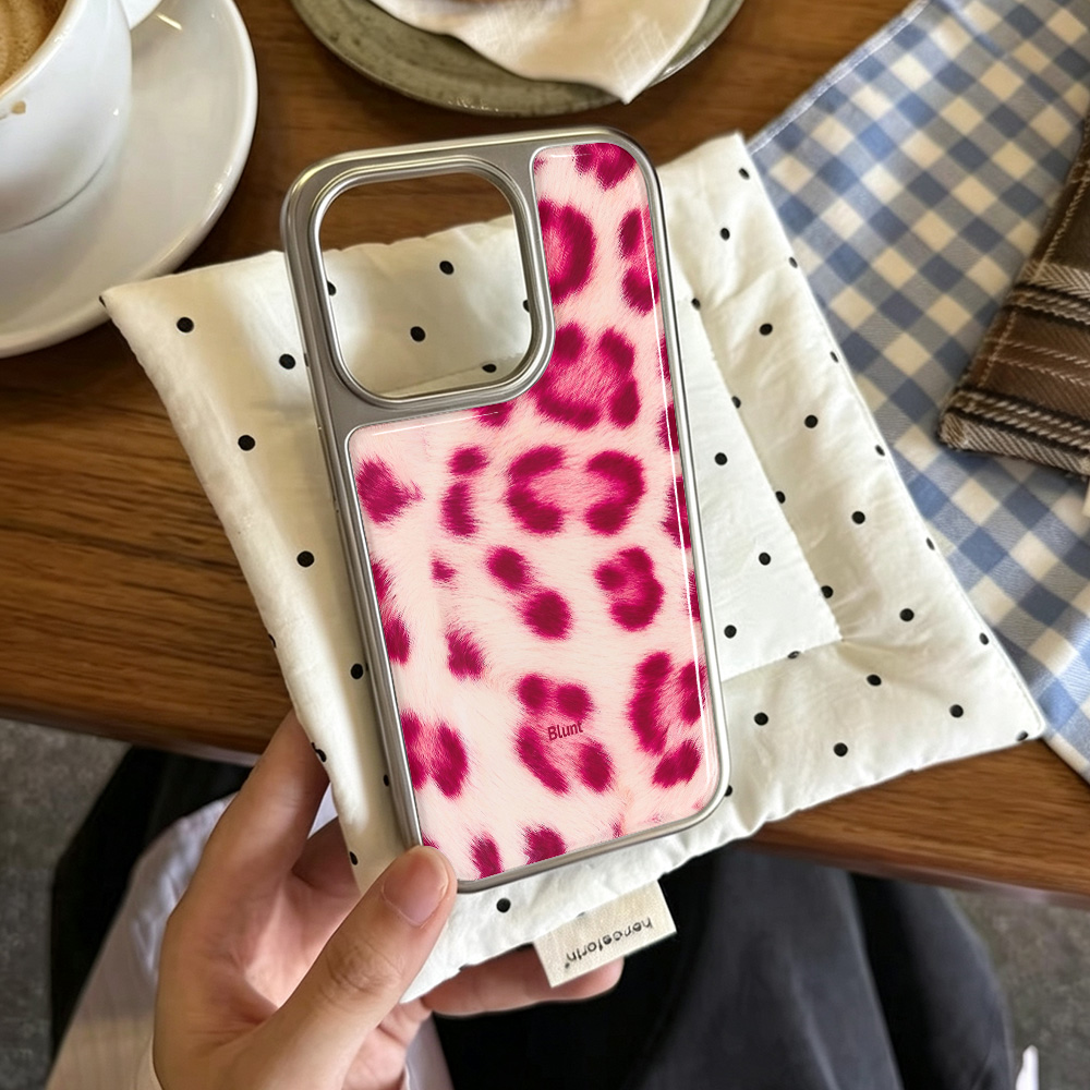 Luxury Blunt Pink Leopard Art  - Phone Cases Blunt บทวิจารณ์และราคา