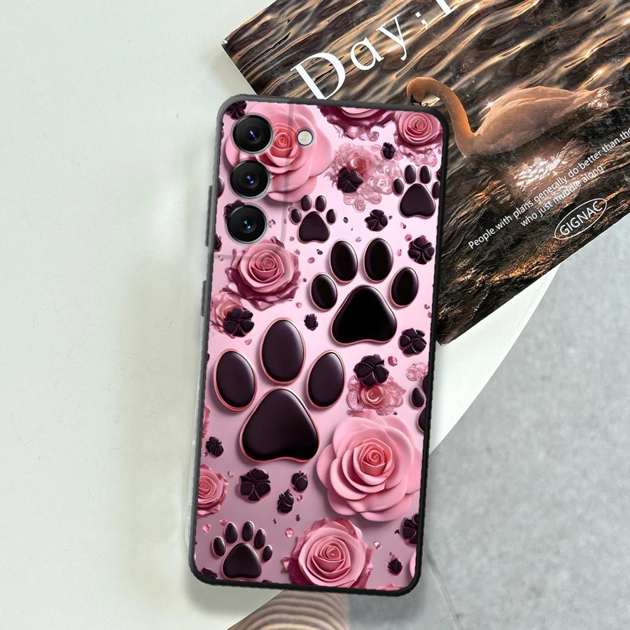 Pink Pet Paw Print Pattern Pho - Phone Cases Pink บทวิจารณ์และราคา