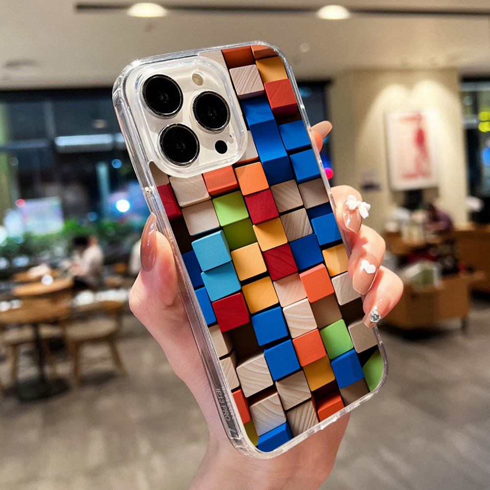 Colored Blocks Magnetic Wirele - Phone Cases Magnetic บทวิจารณ์และราคา