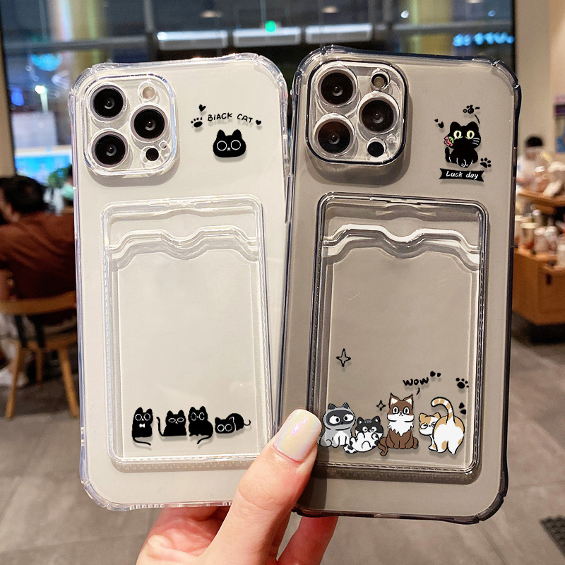 Cute Black Cat Phone Case For  - Phone Cases Xr Cute บทวิจารณ์และราคา