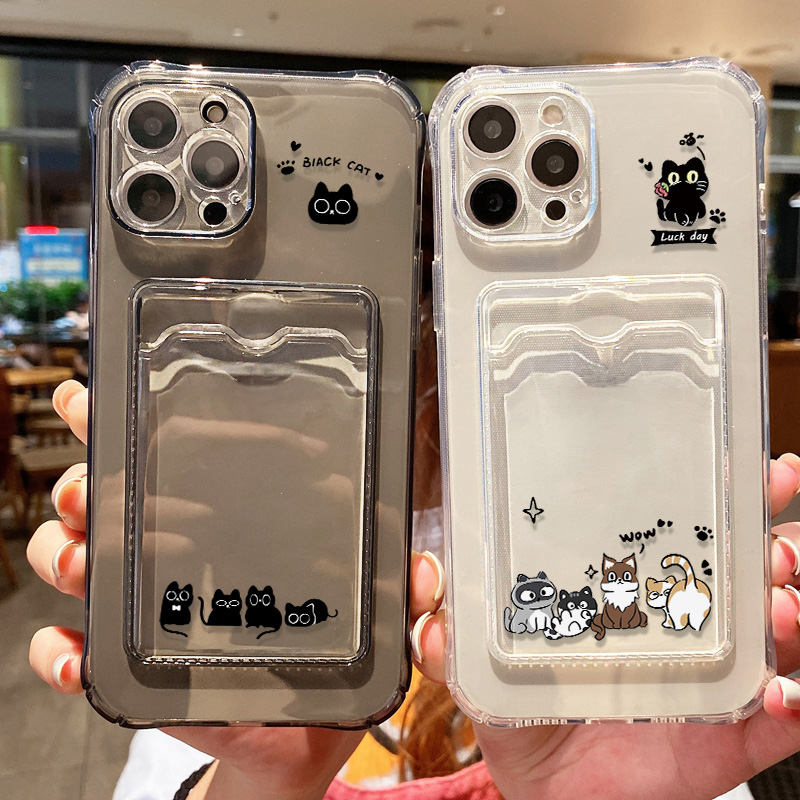 Cute Black Cat Phone Case For  - Phone Cases Xr Cute บทวิจารณ์และราคา
