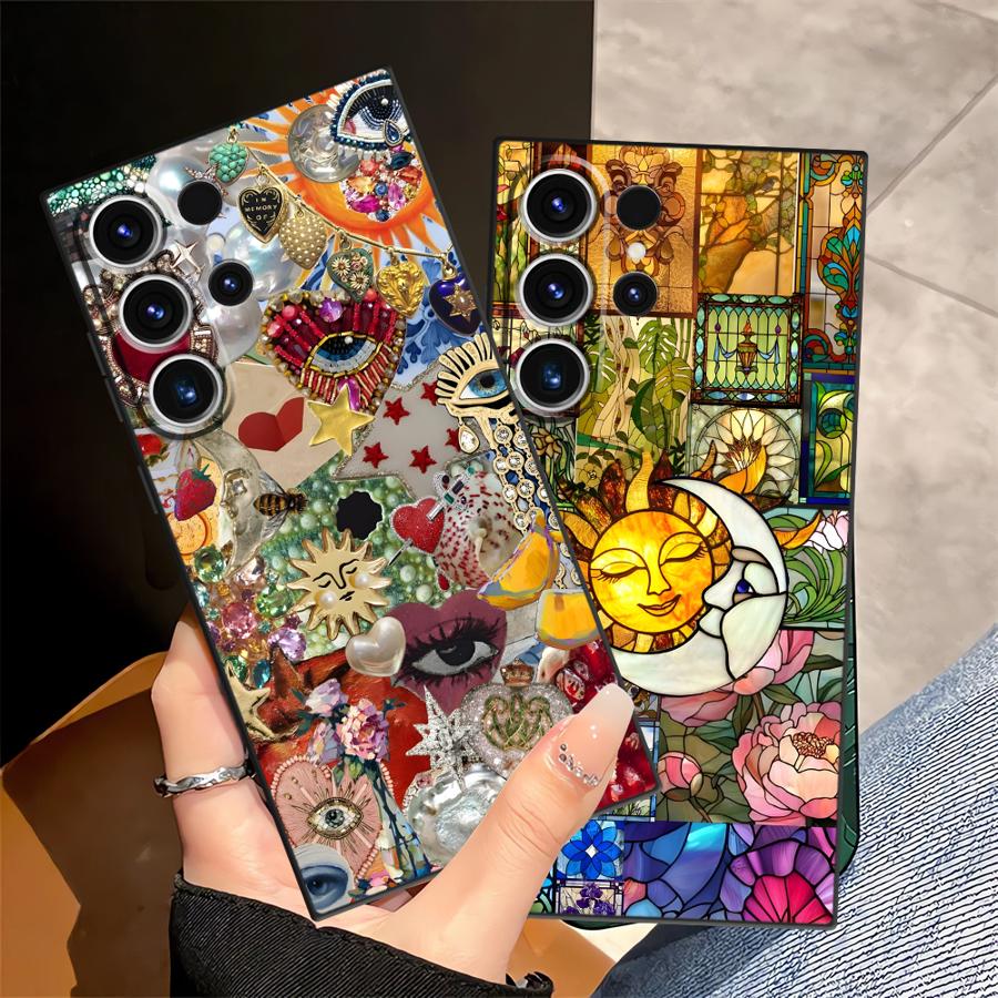 Simple Pattern Funda Phone Cov - Phone Cases Galaxy S25 บทวิจารณ์และราคา