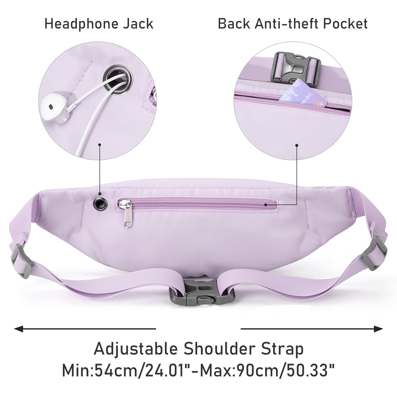 Fashion Running Waist Bag Wate - Phone Cases Men บทวิจารณ์และราคา