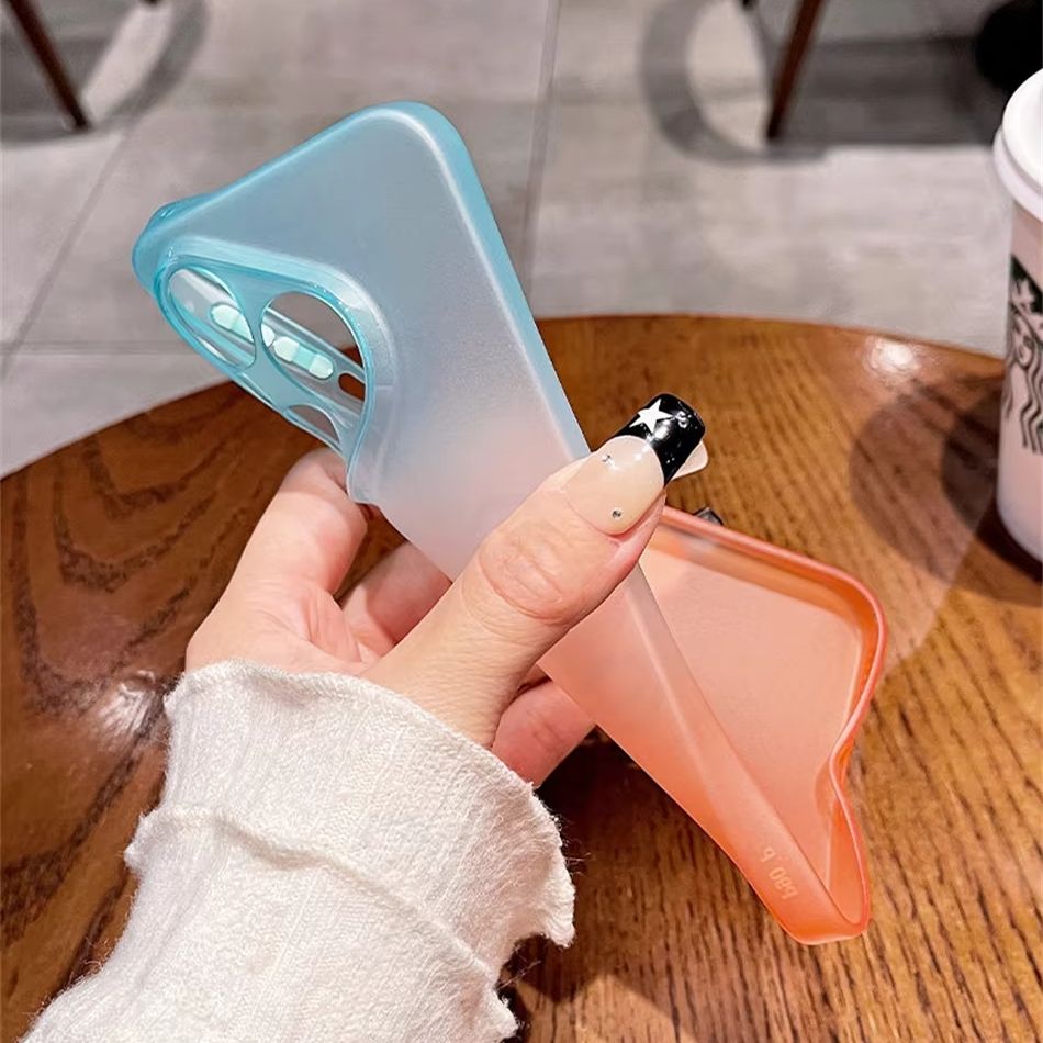 Simple Matte TPU Gradient Colo - Gradient Color Case บทวิจารณ์และราคา