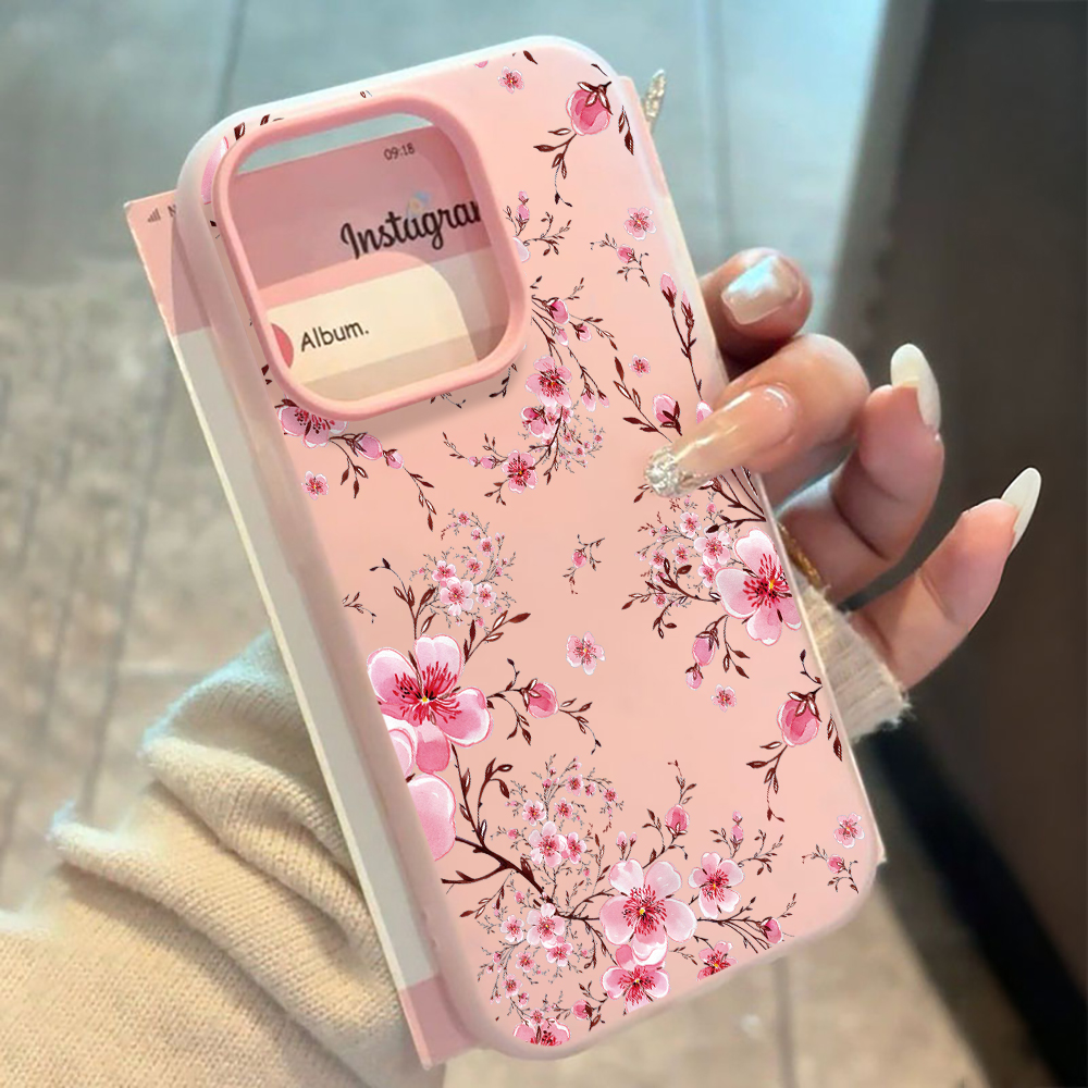 Pink Sakura Flower Pattern Pho - Phone Cases Pink บทวิจารณ์และราคา