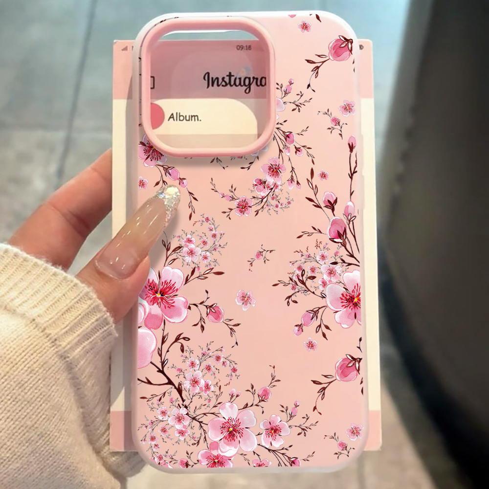 Pink Sakura Flower Pattern Pho - Phone Cases Pink บทวิจารณ์และราคา