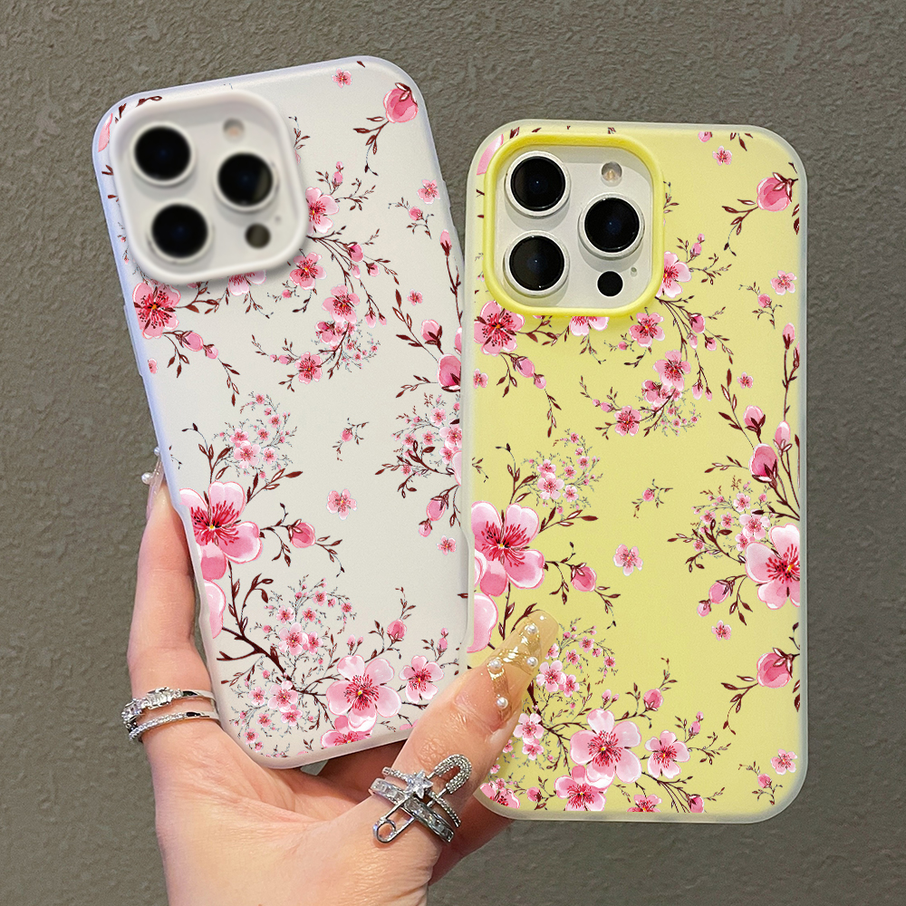 Pink Sakura Flower Pattern Pho - Phone Cases Pink บทวิจารณ์และราคา