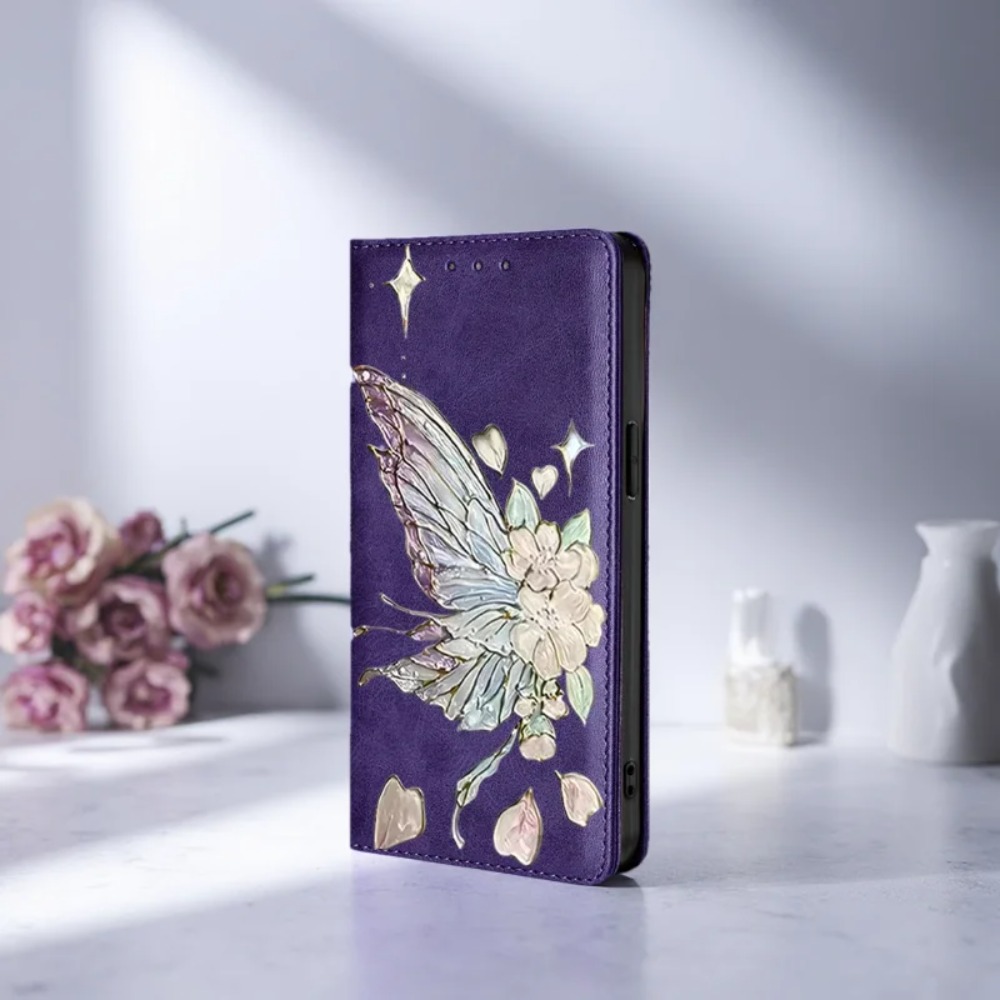 Painted Magnetic Flip Leather  - Phone Cases Galaxy S25 บทวิจารณ์และราคา