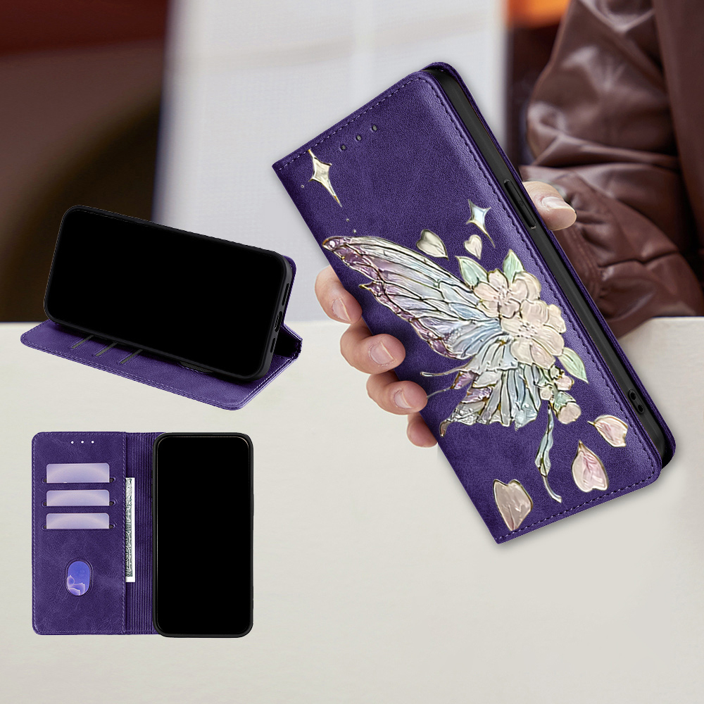 Painted Magnetic Flip Leather  - Phone Cases Galaxy S25 บทวิจารณ์และราคา