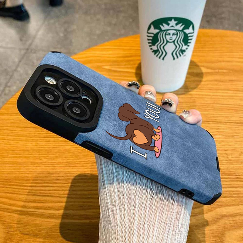 Cute Dachshund Heart Print Pho - Phone Cases Xr Cute บทวิจารณ์และราคา