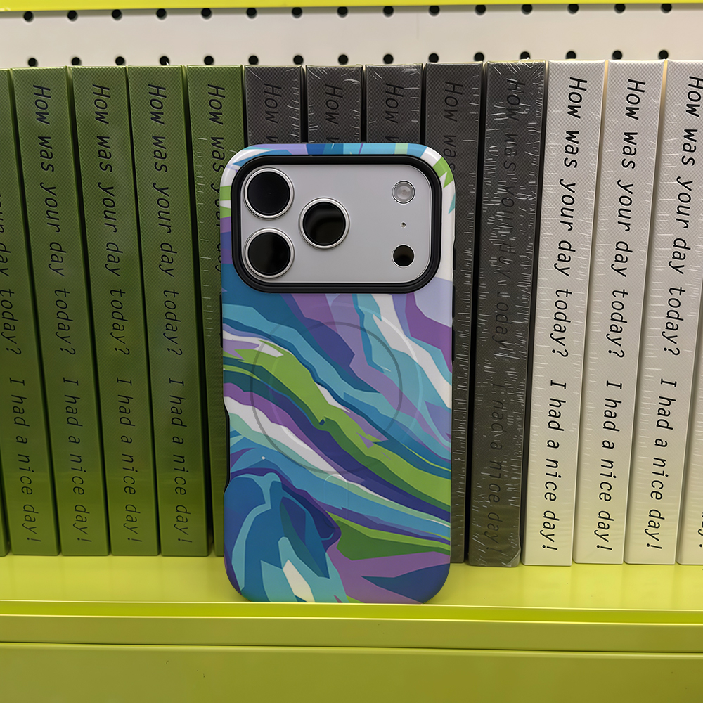Pastel Abstract Wave Art Phone - Phone Cases Magnetic บทวิจารณ์และราคา