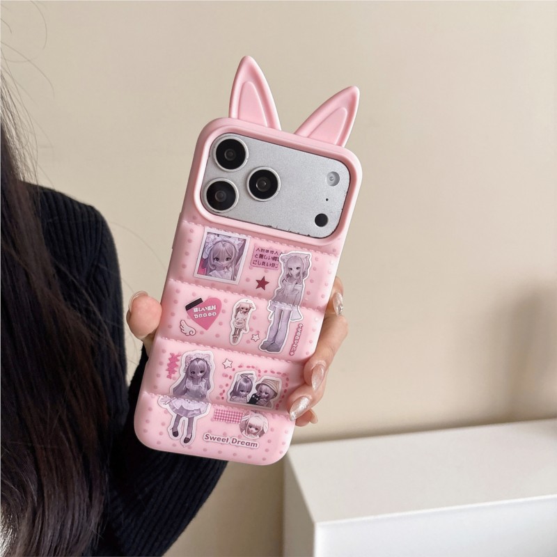 Japanese Y2K Cute Bunny Ear Ph - Phone Cases Japanese บทวิจารณ์และราคา